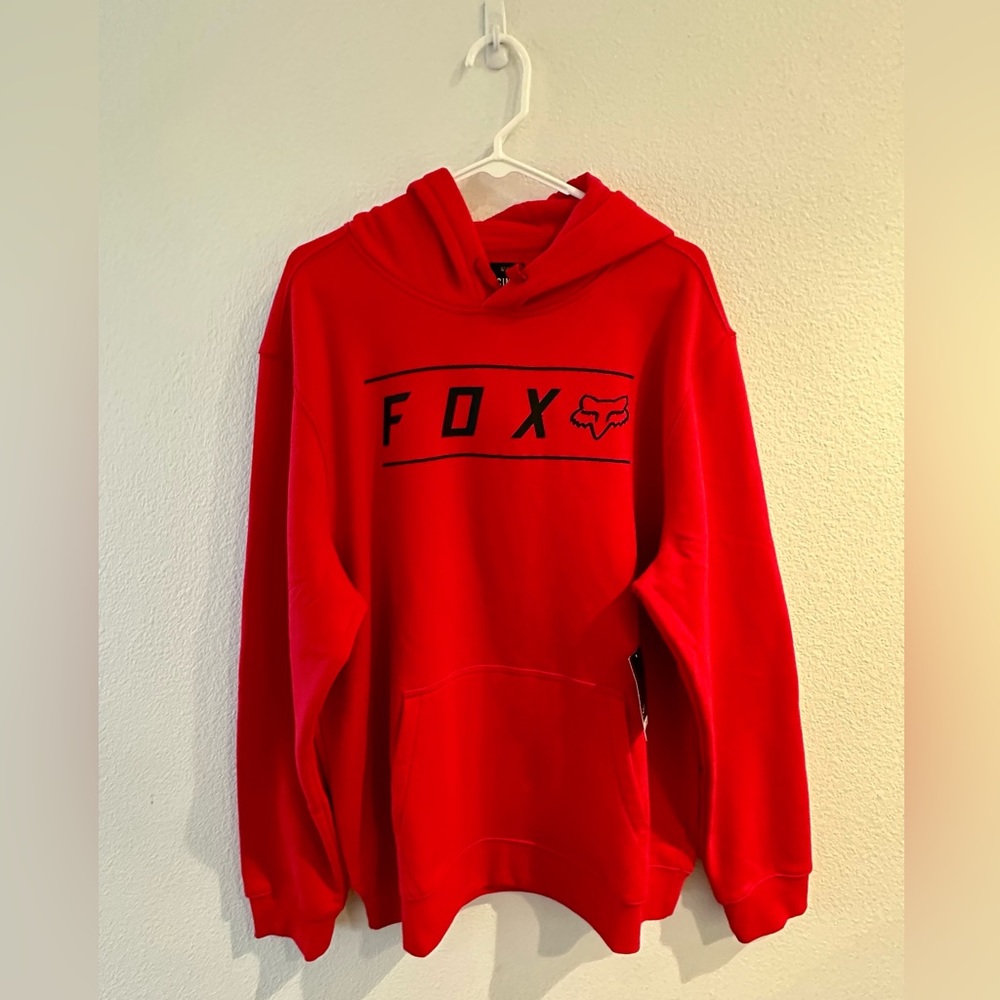 Fox Racing Red Pinnacle Pullover Hoodie